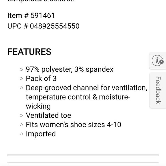 Converse All Star Stripe Half Cushion Crew Socks - Picture 3 of 6